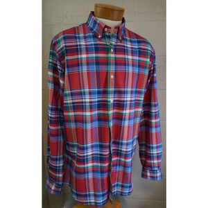 Polo Ralph Lauren Men's XL Classic Fit 100% Cotton Shirt Plaid